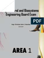 Agricultural and Biosystems Engineering Board Exam: Engr. Christian John C. Bautista