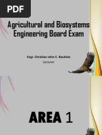 Agricultural and Biosystems Engineering Board Exam: Engr. Christian John C. Bautista