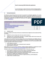 HDR Scholarship Ranking Guidelines PDF