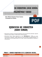 Aplicando Subneting (Caso Simán)