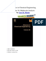 Advances in Chemical Engineering - Vol 30 Multiscale Analysis