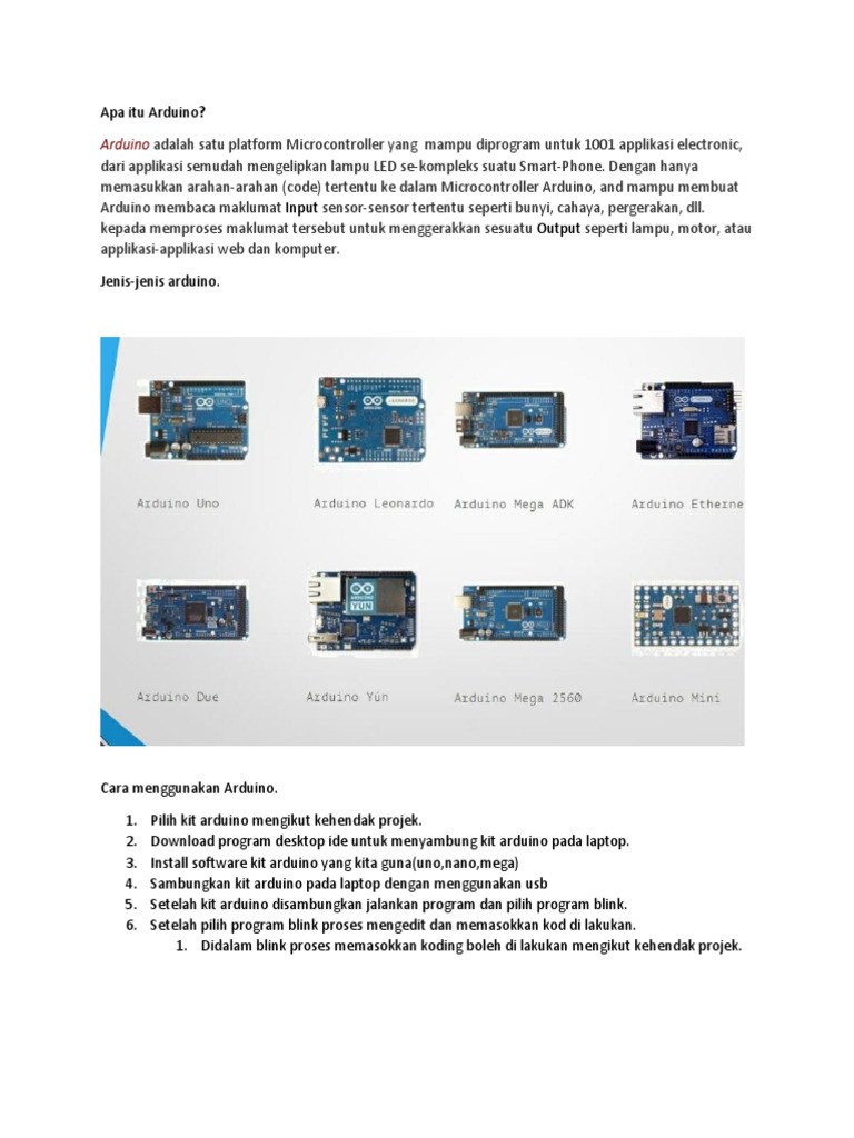Nota Arduino | PDF