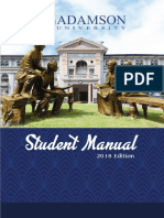 Adamson University Student Manual 2018 PDF