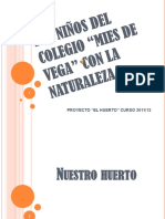 Proyecto "El Huerto" Curso 2011/12