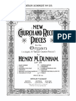 H.M. Dunham New Church and Recital Pieces, Op.24