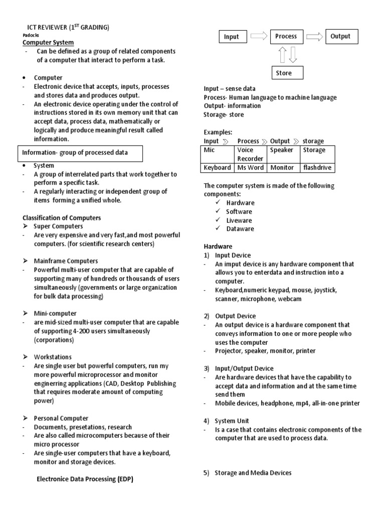 Computer System Overview and Classification | PDF | Personal Computers ...