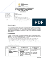 Institute of Management Technology: PGDM, PDGM (Finance) & PDGM (Marketing) Term - I, AY 2019-2020 Course Handout