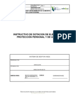 ECA7-I56-11 INSTRUCTIVO DE DOTACION DE EPP Y UNIFORMES.doc