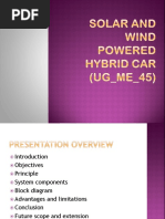 Solar and Wind Powered Hybrid Car