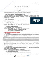 Cours - Informatique - CHAPITRE N°3 BASES DE DONNEES - Bac Economie & Gestion (2015-2016) 