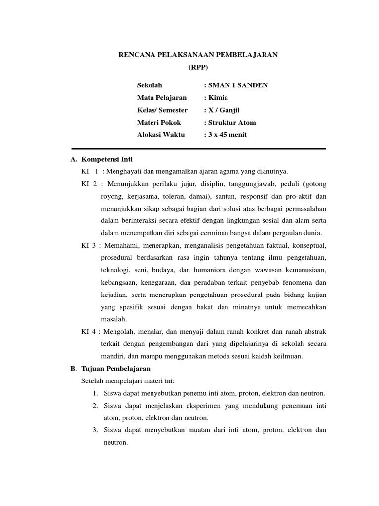 Partikel dasar penyusun atom terdiri atas proton, neutron, dan elektron. muatan listrik partikel das