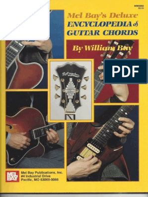 Ligner Ti år acceptabel Mel Bay's Deluxe Encyclopedia of Guitar Chords | PDF