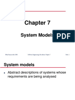 System Models: ©ian Sommerville 2000 Software Engineering, 6th Edition. Chapter 7 Slide 1