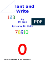 Chant and Write: by Dr. Jean Lyrics by Dr. Holly