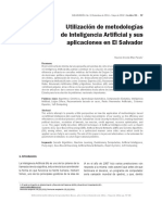 Utilizacion de Metodologias de Inteligencia Artificial y Sus Aplicaciones en El Salvador PDF