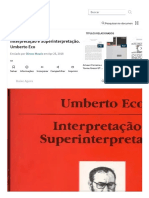 Interpretação e Superinterpretação. Umb...nterpretação Linguística | Pragmatismo.pdf