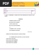 Avaliação sugerida