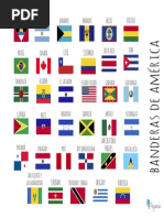 Banderas de Los Países de América Latina | PDF