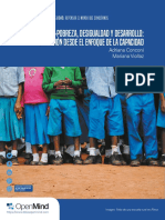 Pobreza, Desigualdad y Desarrollo: Discusión Desde El Enfoque de La Capacidad