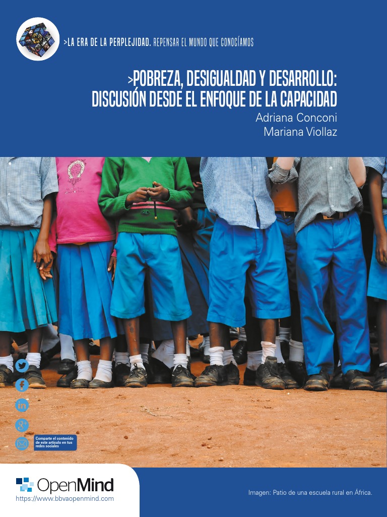 Pobreza, Desigualdad y Desarrollo: Discusión Desde El Enfoque de La ...
