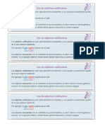 Adjetivo Calificativo 4°