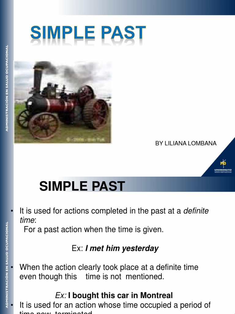 Understanding Simple Past Tense | PDF