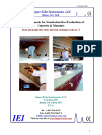 Field Instruments For Nondestructive Evaluation of Concrete & Masonry