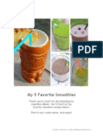 My 5 Favorite Smoothies