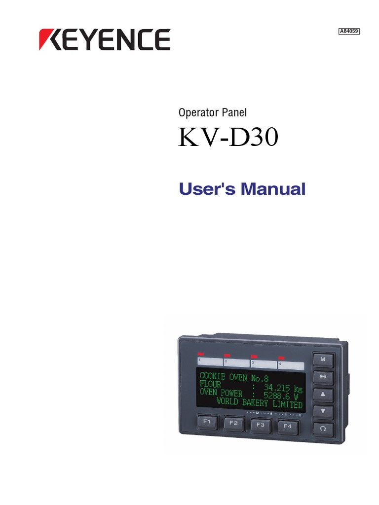 KV d30 Manual PDF Computer Monitor Menu