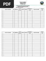 Barangay Sawang Health Center Monthly Weighing Report FOR THE MONTH OF