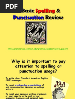 A Basic & Review: Punctuation