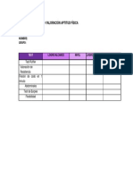 Formato Valoración Aptitud Física PDF