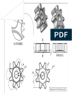 Ejercicio Engranaje para Cadena - Plano y Vista 3D