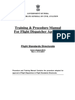 Training & Procedure Manual For Flight Dispatcher Approval