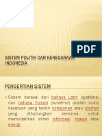 Sistem Politik Dan Kenegaraan Indonesia