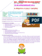 Proyecto-Con Alegría Aprendo A Leer y Escribir