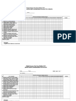 Ceklist Monitoring Kebersihan