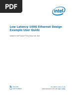 Low Latency 100G Ethernet Design