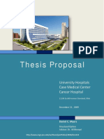 Thesis Proposal for Structural Improvement of the University Hospitals Case Medical Center Cancer Hospital