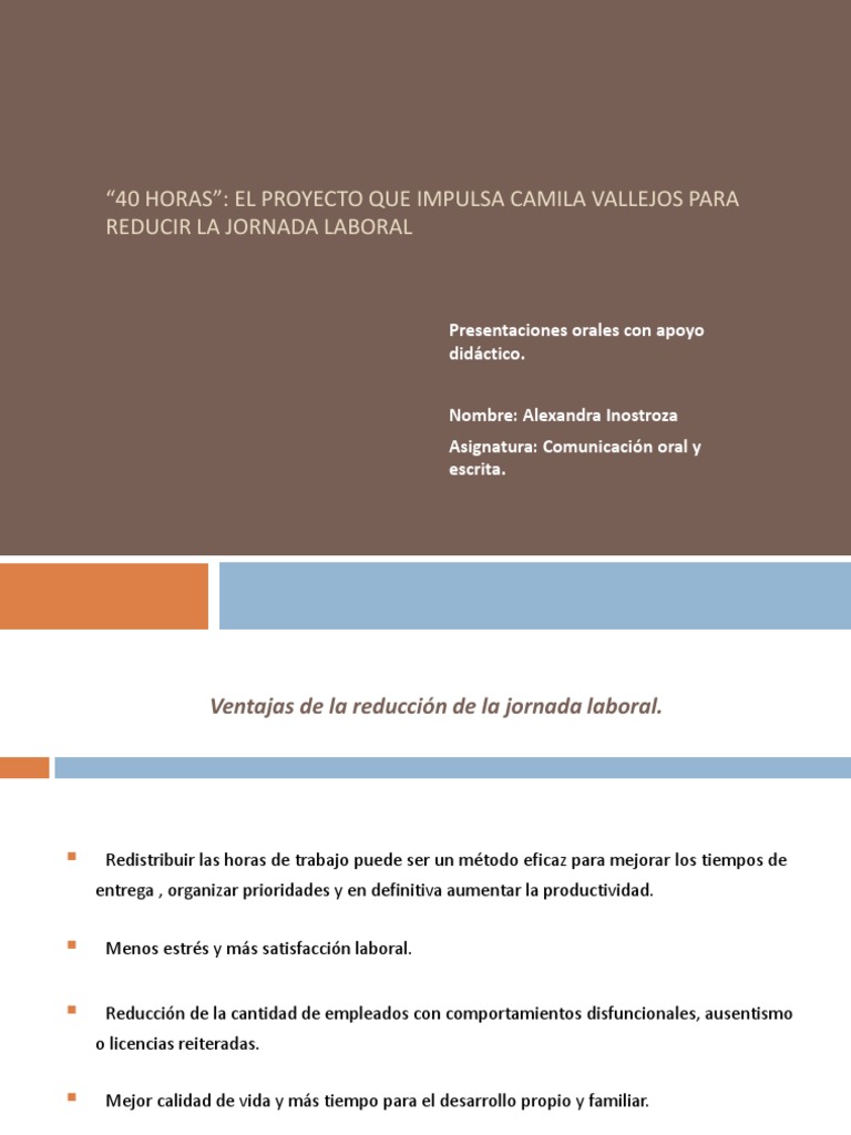 40 Horas | PDF | Tiempo de trabajo | Business
