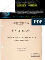 Project Blue Book Status Report No. 8 Reveals 866 UFO Sightings in 5 Months