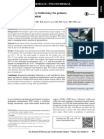 Transaereolar Pulmonary Bullectomy