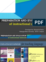 ENG 412 Preparation and Evaluation of Instructional Materials