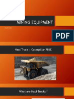 Mining Equipment - Haul Trucks