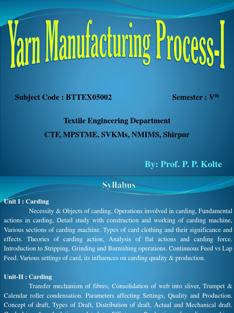 Carding Process and Machine Overview | PDF | Wire | Textiles