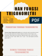 TURUNAN FUNGSI TRIGONOMETRI