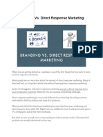 02 Branding vs. Direct Response Marketing