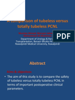 A Comparison of Tubeless Versus Totally Tubeless PCNL 2