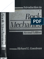 Introduction to Rock Mechanics 2nd Edition- Goodman