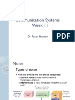 Gaussian Noise, Shot Noise, Flicker Noise and Noise Figure in Communication Systems